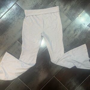 Edikted fold over gray leggings Large